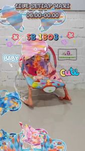 Bouncer Spacebaby Rocker Baby ZX 1803: Kursi Goyang Space Baby