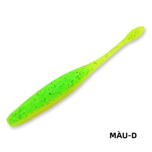 Spinpoler 10 Cái Mồi Câu Cá Mềm Dạng Que Đuôi Thẳng Muối 7.5cm/9cm/11cm Dành Cho Câu Cá Bass - Mồi Câu Cá Bằng Nhựa Mềm