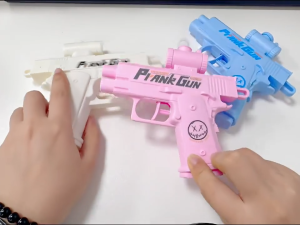 BUY 1 TAKE 1 Creative Double-Sided Reverse Nourishing Water Gun Magic Tricky Tactical Water Spray Prank Toy Long Range Spray Big Tank Summer Beach Kids Teens Durable Plastic