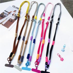 Dây Đeo Điện Thoại Đa Năng 3 Trong 1 Kiểu Hàn Quốc Thời Trang Giản Dị Dây Đeo Cổ Chống Mất Điện Thoại Di Động