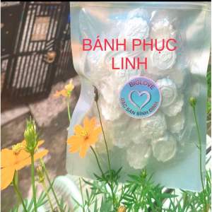 Bánh bột linh (phục linh )đặc sản bình định(giòn thơm tan trong miệng)sét 25cái màu trấng  -BigLove
