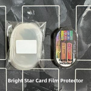 Pokemon Shining Star Card Sleeve Protector Oval Shape Mezastar Card Cover Film DIY Tabletop Game Accessory Collectible Cards
