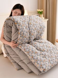 Thickened Warm Bean Bag for Students Spring Autumn Winter Four Seasons Universal Sleep Aid Polyester Fiber Filled Quilt