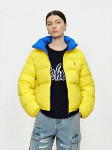 URLAZH | 90% White Goose Down Reversible Lightweight Winter Jacket