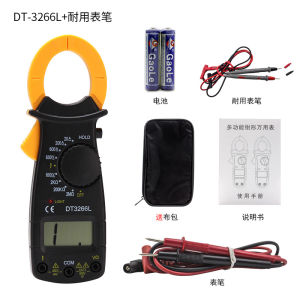 Ampe Kế Kẹp Dt3266l Vc3266l Volt Ohm Meter Với Màn Hình Kỹ Thuật Số Và Beeper Để Đo Điện Trở Dây Lửa