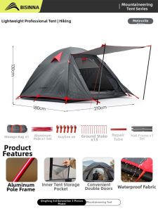 BSWOLF | Waterproof Insulated Portable Lightweight Tent