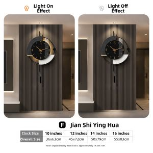 CTYLIGHTZ | Creative Moon-shaped Modern Luxurious Clock