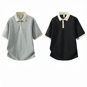 Mark Fairwhale | American Style Contrast Collar Polo Shirt for Men