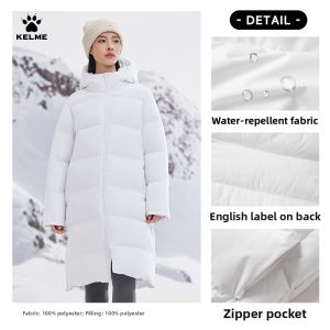 Kelme | Long Sports Warm New Winter Cotton Jacket for Athletes and Training