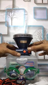 Kiseki Senter Kepala Selam CK-X11D 250 Watt - 7000 mAh 3 Mode Cahaya Headlamp Anti Air Free Kacamata Renang Cahaya Putih - TOKO SINAR AUDIO