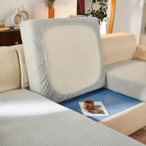 1pc Stretchable Universal Sofa Cushion Cover - Easy to Clean Durable Slipcover for All Couches for Living Room Four Seasons