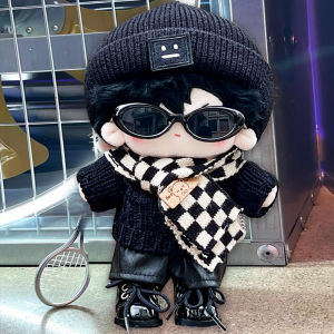 Authentic New Arrival 20cm Doll Clothes Winter Cool Handsome Sweater Boyfriend Style Suit Sunglasses Cotton Doll for Boys