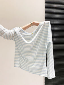 LUOSHAO | Classic Stripe Long Sleeve UV Protection Blouse