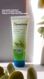 Himalaya Purifying Neem Face Wash 100ML/50ML - Hiamalaya Sabun Cuci Muka Untuk Wajah Berjerawat Acne Skincare