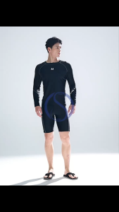 Bộ Đồ Bơi Nam Tập Gym YUKE-QSF893 Dài Tay Dáng Ôm Thể Thao