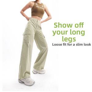 HIPPIE MISS | Hippie Style Khaki Workwear Pants Women Small Frame Spring Summer