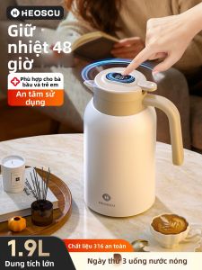 HEoscu|Bình Giữ Nhiệt Dung Tích Lớn Mẫu Mới 2026