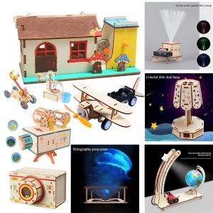 Childrens science and education experiment models childrens DIY handcrafted assembly toys childrens DIY gifts