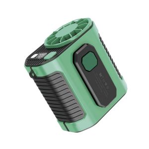 พัดลมติดเอวระบายความร้อนอุณหภูมิสูงห้องทํางานกลางแจ้งไซต์เชื่อมแบบพกพาพัดลมติดเอวชาร์จ USB แบบพกพา