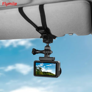 Car Sun Visor Mount Bracket VLOG Holder for GoPro 13 12 11 10/Insta360 X5 X4/DJI Action 5 Pro Tabletop Holder Camera Accessory