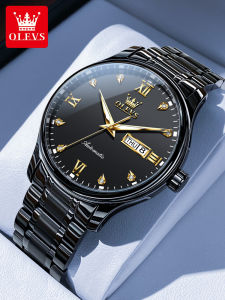 OLEVS | Automatic Stainless Steel Mens Mechanical Watch Waterproof