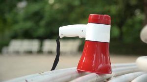 Portable Megaphone Handheld Megaphone 240s Record Talk/Play/Siren/USB/TF Cards/Music