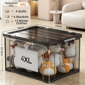 youqin | Transparent Large Capacity Household Storage Box