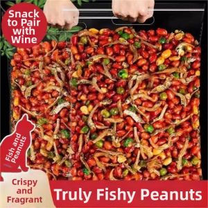 Barbecue Flavor Spicy Easy-to-eat Snack Fish 250g