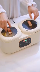 🇸🇬[READY STOCK] Multi-function Convenient Double-pot Rice Cooker Household Smart Rice Cooker Frying Pan Hot Food Cooker