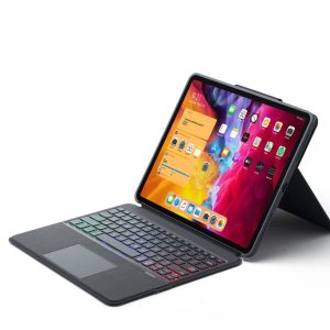 COCOQAC Touchpad keyboard iPad pro 12.9 2022 2021 2020 2018 Generation Magnetic Keyboard Case Floating Cantilever Stand Multi-Touch Trackpad Backlit Keys for iPad pro 12.9/ipad pro 11inch/ipad Air 3th 4th 5thipad 7th 8th 9th Gen