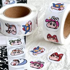 500 Cái / Cuộn Anime Crayon Shin-chan Dán Hoạt Hình Dễ Thương Phần Thưởng Học Sinh Sổ Tay Quà Tặng Laptop Miếng Dán Trang Trí Đồ Chơi Trẻ Em
