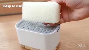 Pump Kitchen Soap Dispenser - Tempat Sabun Cuci Piring FREE Sponge