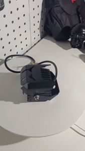 60W LED Motorcycle Car Fisheye Light 2 Colors Far and Low Beam Electric Vehicle Highlight Auxiliary