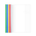 30 Folders Transparent Slide Grip Report Cover A4 Bar File Folder Triangle Pole Folder Large Capacity File Test Paper Book Wallet Contract Resume Folder Student Sheet Music Folder Insert Office Supplies Loose-Leaf Binder. 