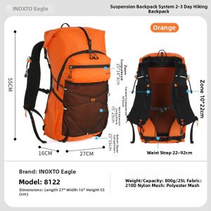 INOXTO | Waterproof Large Capacity Hiking Backpack