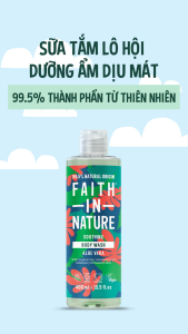 Sữa Tắm Faith In Nature Lô Hội Dưỡng Ẩm Dịu Mát 400ml