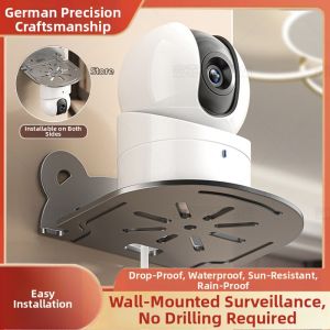 Wall-Mounted No-Drilling Shelf