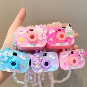 Mainan Anak Kamera Proyektor Sanrio Kalung LED Camera Projektor Gambar Karakter Edukasi Perempuan Hadiah