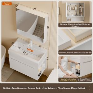 LANGXIANG | Small Space Deep Basin Bathroom Cabinet