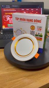 12w phi 110 [Chính Hãng] TĐ Rạng Đông  Âm trần Rạng Đông đổi 3 màu và 1 màu đèn mắt trâuđèn led âm trần