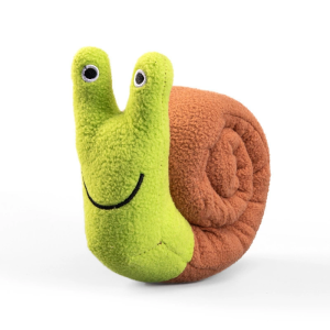Dog Squeak Plush Snails Toys Dog Sound Chew Plush Toy Hidden Food Sniffing Teeth Cleaning Pet Enrichment Toy