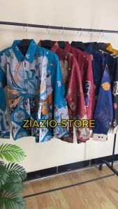 Batik Pria Lengan Panjang Lapis Furing Katun Ukuran Standard Jumbo Warna Burgundy Batik Ambari BPH 64