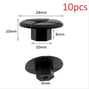 [HCM]Set 10 đai ốc nhựa 24mm cho tấm chắn bùn vè bánh ô tô xe hơi Mercedes BMW