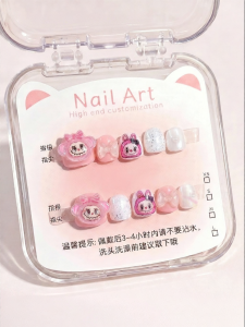 GANGHOU | Non-Toxic Short Handmade Nail Stickers