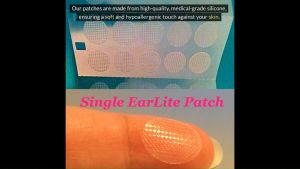 EarLite 30 Patches - Invisible support patches to prevent stretching and tearing of ear lobes from heavy earrings