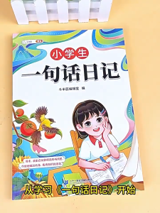 【1-6年级华语作文范文 】 一句话日记  一句话作文 大尺寸 思维导图讲解素材积累  斗半匠