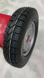 1 bánh 500-12 hàng tàu đẹp tim ốc lazang 8x115 gồm 1 lốp1 săm1 lazang.lốp 12pr.mâm tim lỗ đo vuông 8cm.chéo 115cm