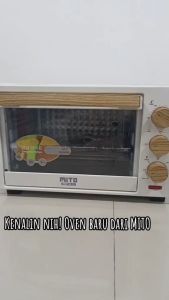 MITO Oven Listrik HIT Wood Series MO777 22L Original Pemanggang Kue dan Makanan