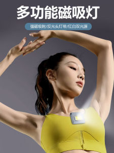 Mini Portable Outdoor LED Flashlight Rechargeable Headlamp Magnetic Work Light USB Charging High Brightness Illumination