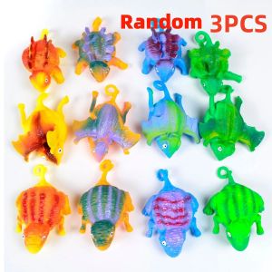 Meade | 3PCS Kids Funny Dinosaur Animals Inflate Vent Balls Toy Squeeze Soft Ball Balloon Fidget Party Sports Cute Funny Games Toys Gift